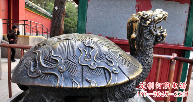 哈尔滨铸铜龙龟神兽铜雕