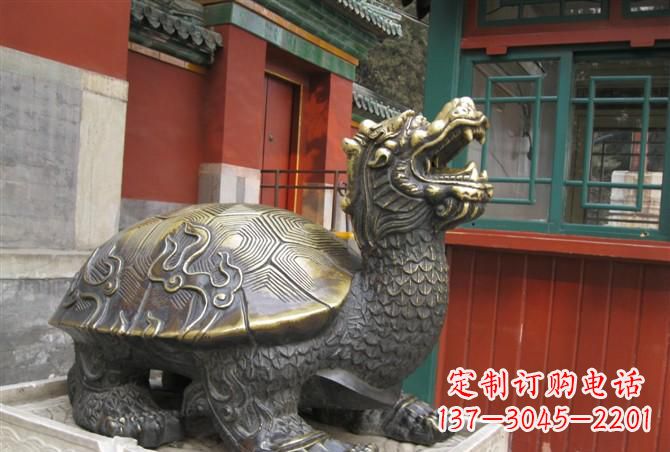 哈尔滨铸铜龙龟雕塑