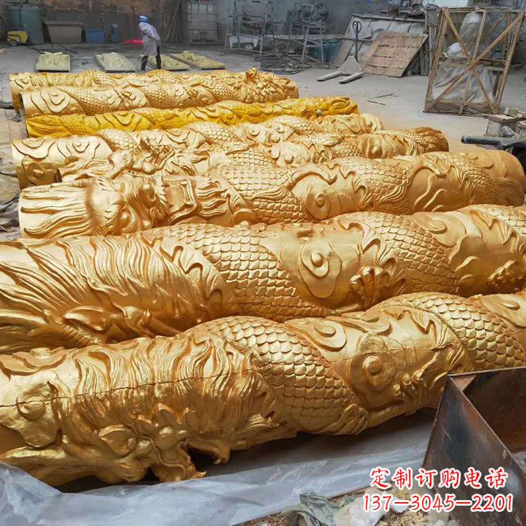 哈尔滨铸铜龙柱
