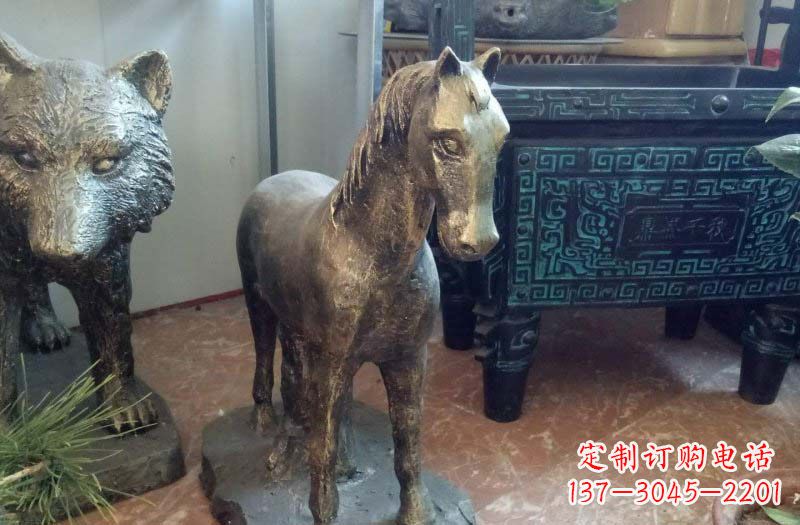 哈尔滨铸铜马雕塑222