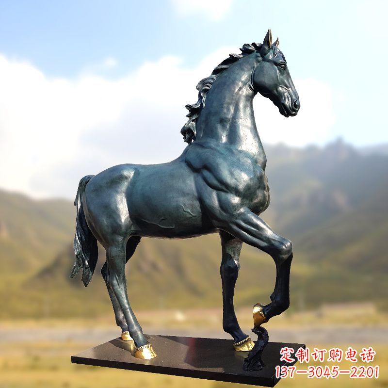 哈尔滨铸铜马铜雕塑
