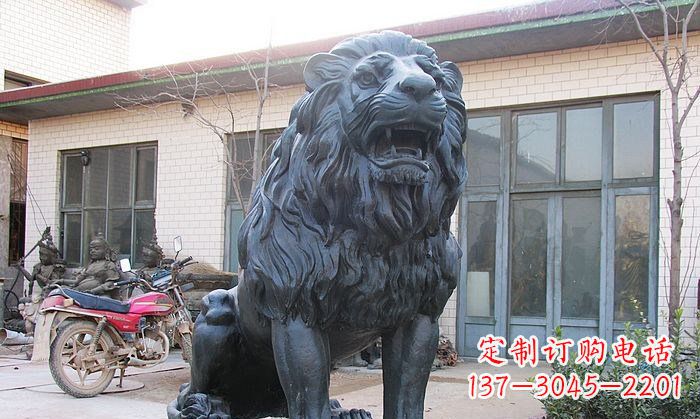 哈尔滨铸铜狮子铜雕