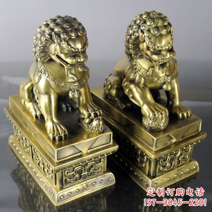 哈尔滨铸铜天安门狮子雕塑