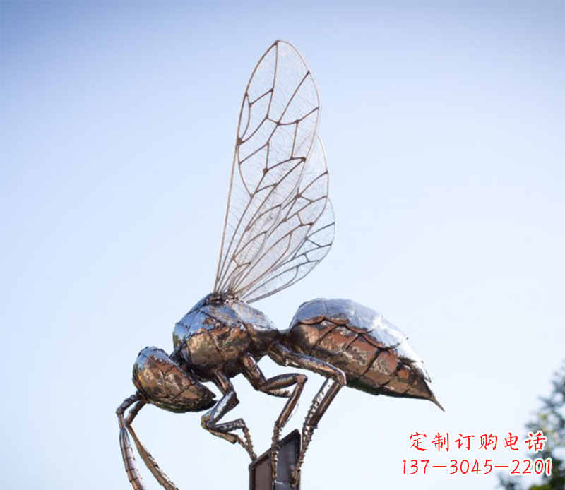 哈尔滨蜜蜂雕塑不锈钢